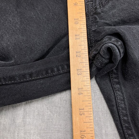 Levis 550 Jeans Men 38Wx32L ACT 36Wx31L Black Relaxed Straight Black Batwing VTG - Picture 7 of 13